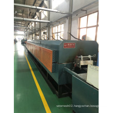 Net belt type hot air cycle tempering furnace
